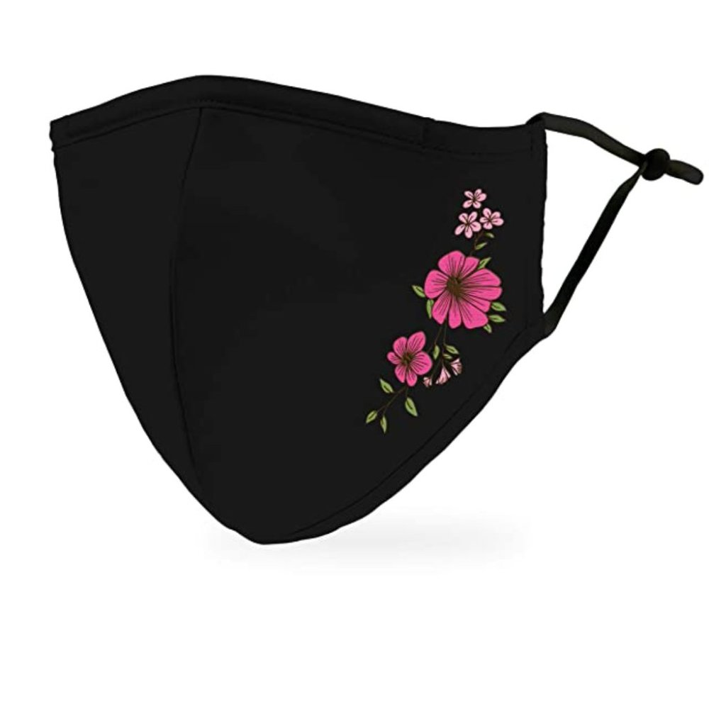 Washable Cloth Face Mask Floral